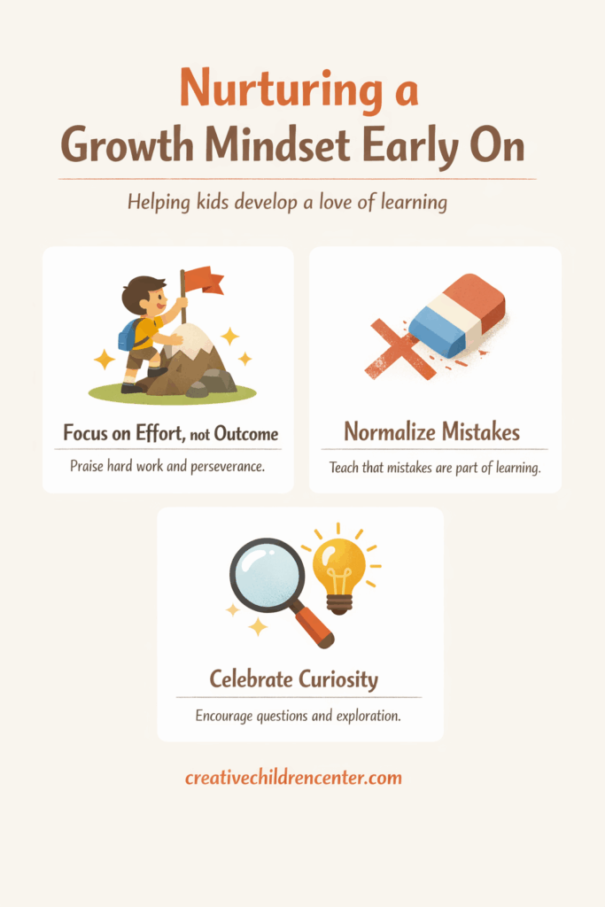 nurturing a growth mindset early on