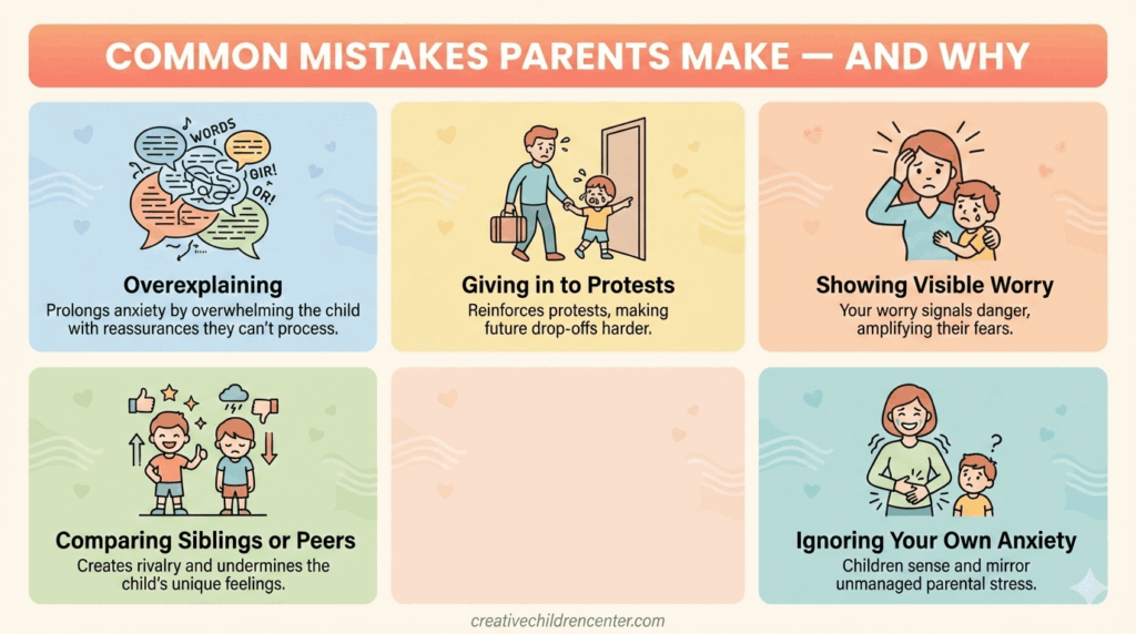 common mistakes parents can make