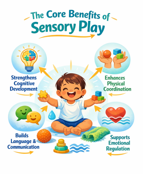 the core benefits of sensory play
