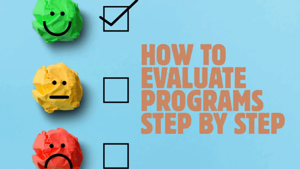 how to evaluate programs step by step