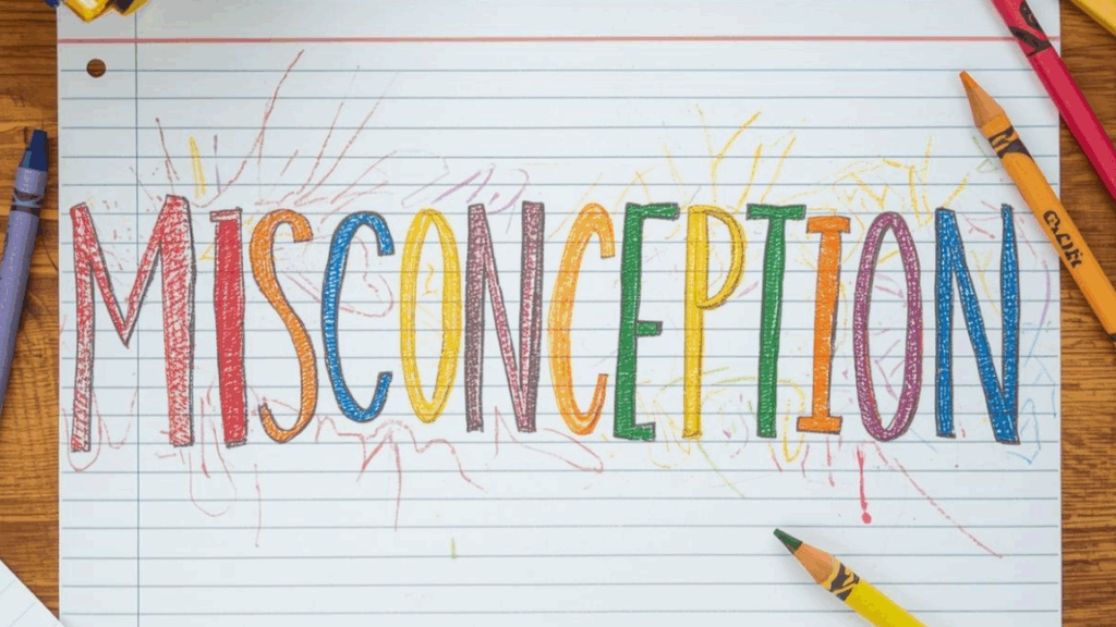 common misconceptions about sensory play
