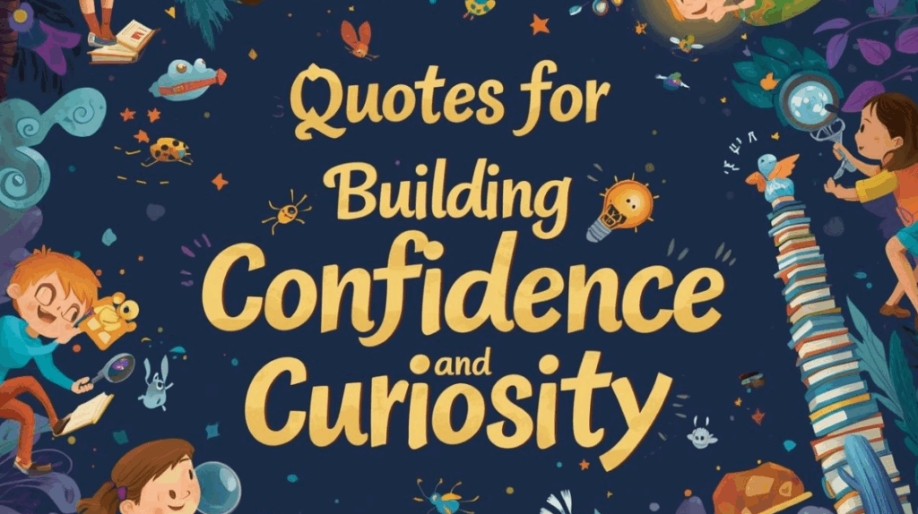 quotes for building confidence and curiosity