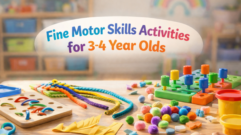 fine motor skills activities for 3 4 year olds