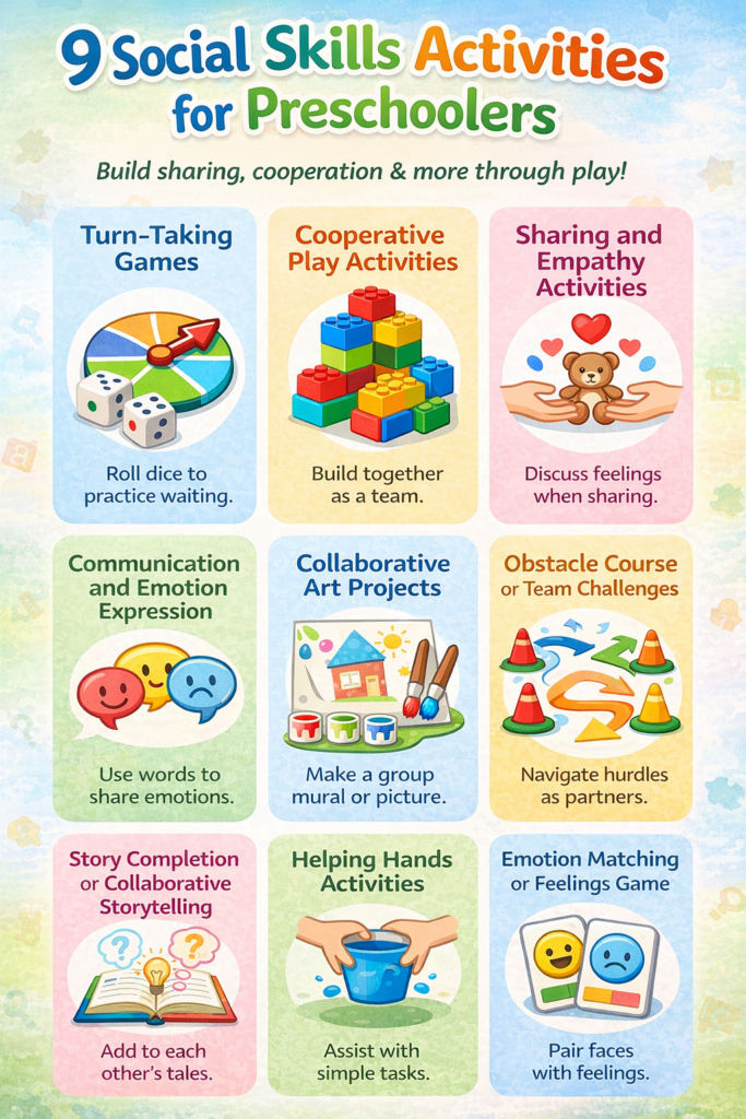 social skills activities for preschoolers