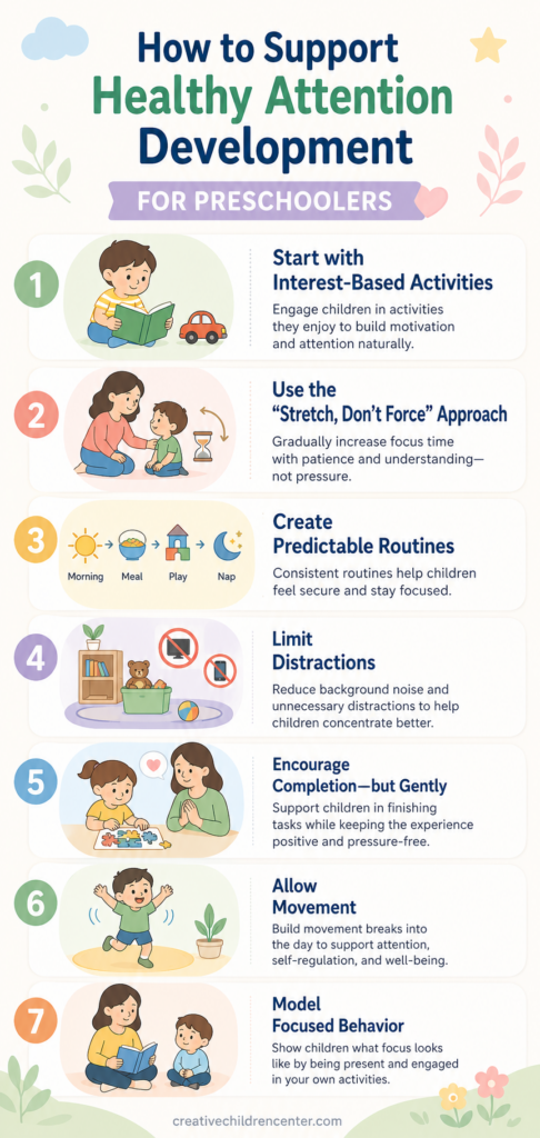 how to support healthy attention development