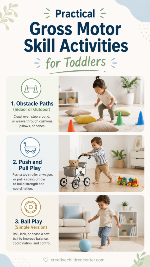 practical gross motor skill activities for toddlers