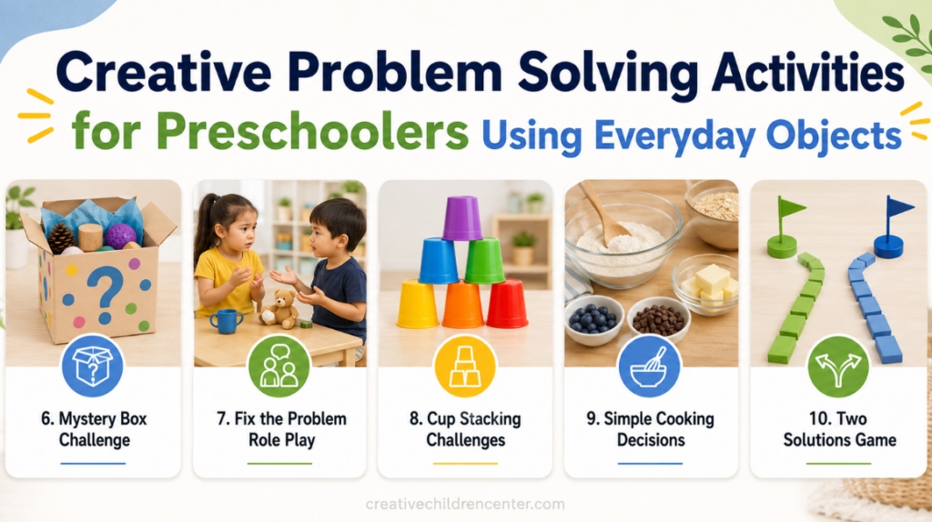 creative problem solving activities for preschoolers using everyday objects