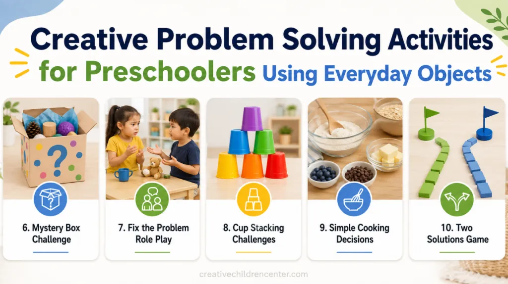 creative problem solving activities for preschoolers using everyday objects
